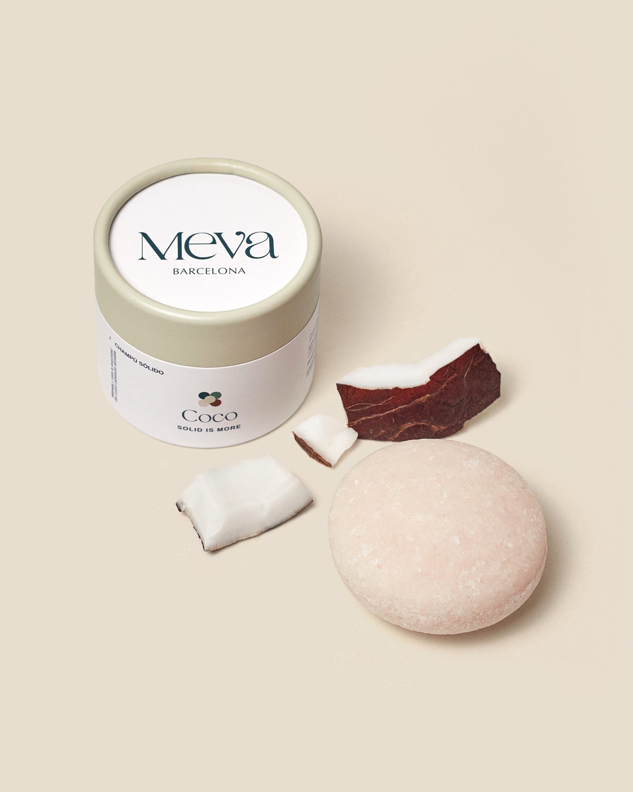 <strong>MEVA BARCELONA</strong><br>Champú sólido de coco - Imagen 2