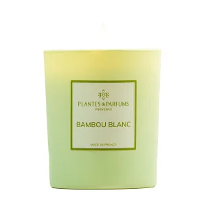 <strong>PLANTES & PARFUMS</strong><br>Vela de Bambú Blanco