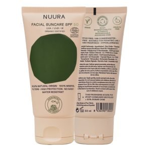 <strong>NUURA</strong><br>Protector solar facial FPS 50
