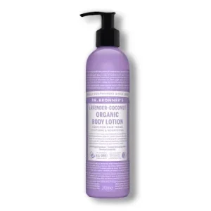 <strong>DR BRONNER´S</strong><br> Loción corporal Lavanda y coco <br>