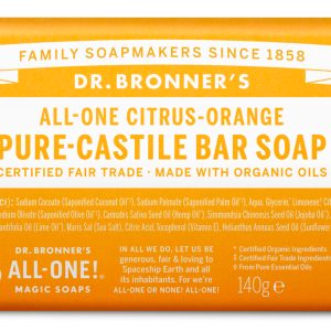 <strong>DR BRONNER´S</strong><br> Jabón sólido de Castilla<br>